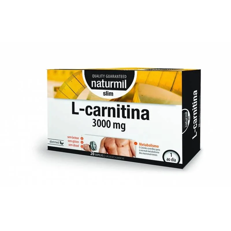 L-Carnitina 3000mg 15ml, 20 fiole, Dietmed — preț și oferte