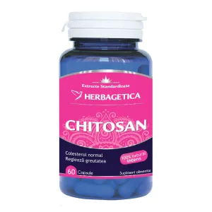 Chitosan, 60 capsule, Herbagetica