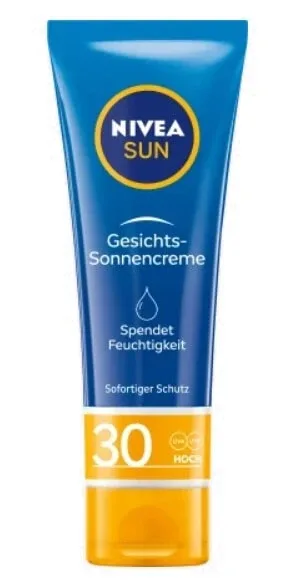Nivea Sun, Cremă de protecție solară SPF 30, 50ml