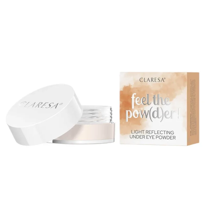 Claresa Feel The Pow(d)er! pudră liberă pentru ochi 02 Beige, 6g — preț și oferte