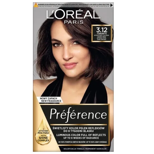 L Oreal Paris Preference Colour 3.12 Toronto — preț și oferte