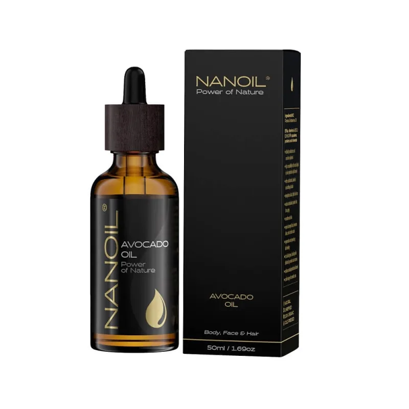 Nanoil Avocado Oil pentru îngrijirea părului și a corpului, 50ml — preț și oferte