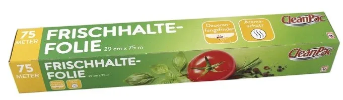 CleanPac, Folie consumabilă 75m, 1 buc — preț și oferte