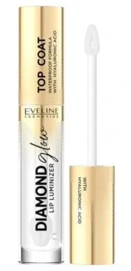 Eveline Cosmetics Diamond Glow Lip Luminizer cu acid hialuronic 01, 4,5 ml — preț și oferte