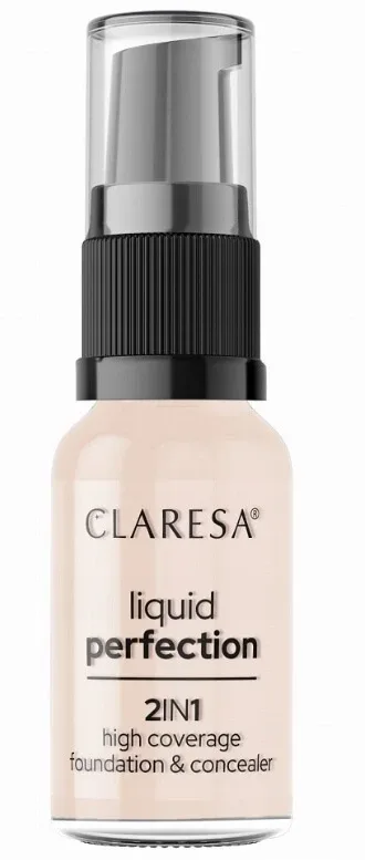 Claresa Liquid Perfect 2in1 concealer 101, 34 g — preț și oferte