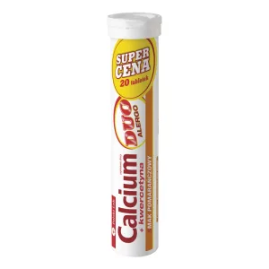 Calcium + Quercetin Duo Alergo, aromă de portocale, 20 comprimate efervescente