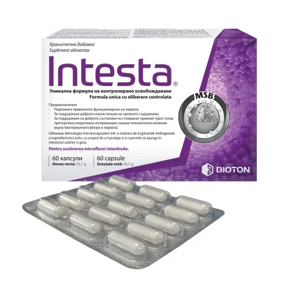 Intesta, 60 Capsule, Bioton VEDRA — preț și oferte
