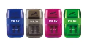 Milan, ascuțitor compact și radieră, 1 buc