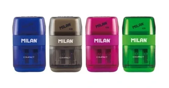 Milan, ascuțitor compact și radieră, 1 buc — preț și oferte