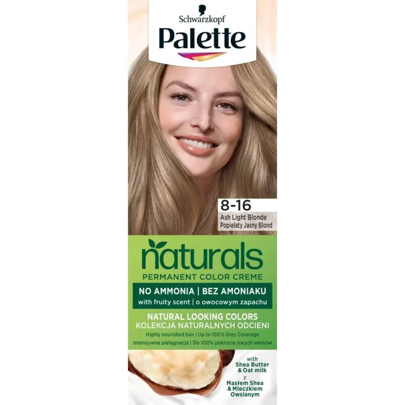 Palette Permanent Naturals Color Creme Dye 8-16 Ash Light Blonde — preț și oferte