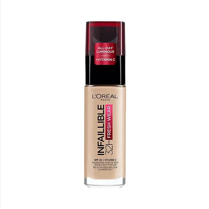 L Oreal Paris Infallible 32H Fond de ten de lungă durată 130 Beige Peau, 30ml — preț și oferte