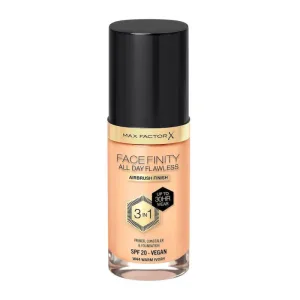 Max Factor Facefinity All Day Flawless 3 în 1 Fond de ten lichid W44 Warm Ivory, 30ml