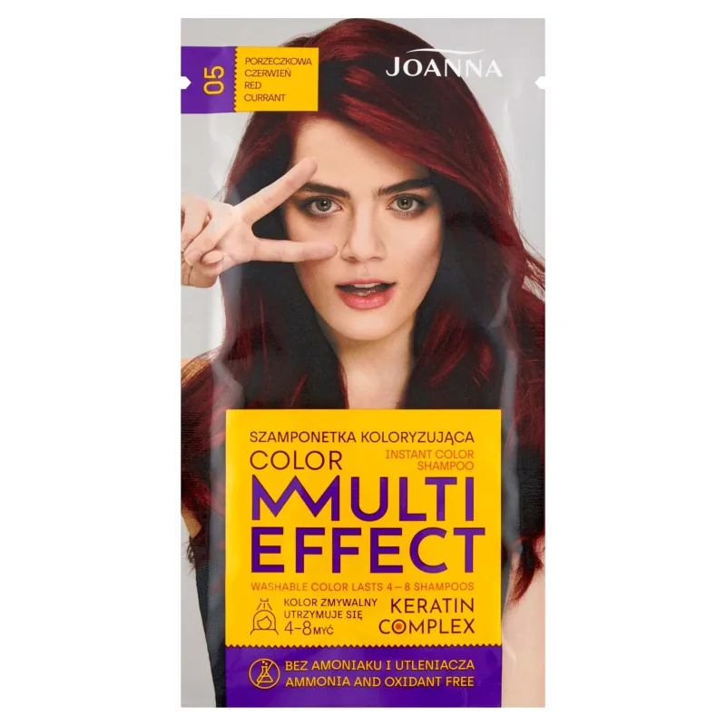 Șampon Joanna Multi Effect colorant 05 Currant Red, 35g — preț și oferte