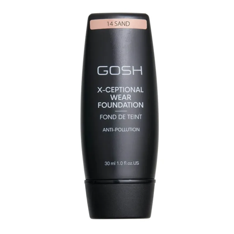 Gosh X-Ceptional Wear Foundation Fond de ten 14 Sand, 30ml — preț și oferte