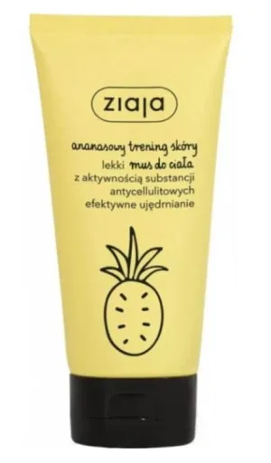 Ziaja, Pineapple Light Body Mousse, 160 ml - Termen de valabilitate lung!