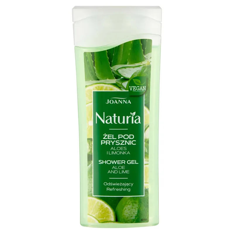 Joanna Naturia el pod prysznic, Aloe și lime 100ml — preț și oferte