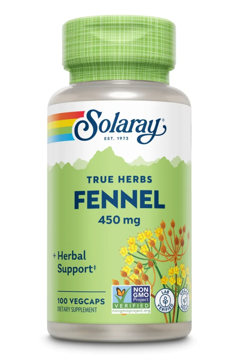 Fennel (Fenicul) 450mg 100 Capsule Vegetale, Secom — preț și oferte