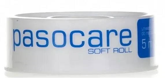 Pasocare Plaster, nețesut pe rolă, 5m x 1.25cm, rolă moale, 1 buc - Durată lungă de viață! — preț și oferte