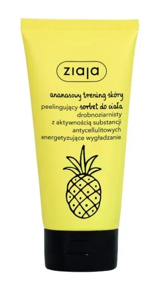 Ziaja, Sorbet exfoliant pentru corp cu ananas, 160 ml - Longlife! — preț și oferte