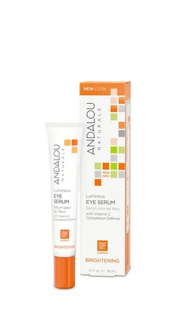 Luminous Eye Serum, Andalou Naturals, 18 ml, Secom — preț și oferte