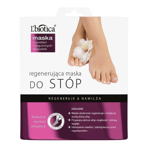 Mască regenerantă pentru picioare L biotica sub formă de șosete înmuiate 32 ml — preț și oferte