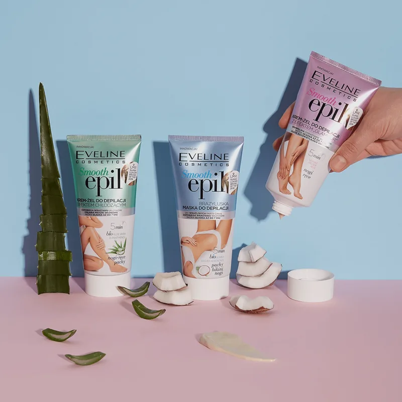 Eveline Cosmetics Smooth Epil, mască braziliană pentru epilarea părților sensibile ale corpului, 175 ml — preț și oferte