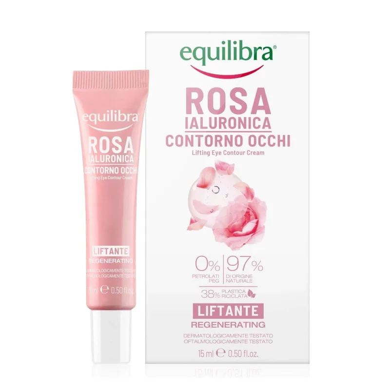 Equilibra Rosa, cremă de ochi cu efect de lifting, acid hialuronic, 15 ml — preț și oferte