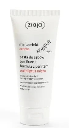 Ziaja, Mintperfect Aroma Pastă de dinți fără fluoruri cu perlit eucalipt mita, 100ml - Mult timp!