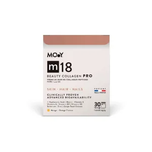 m18 Colagen PRO Marin Beauty – Aroma Mango si Portocale, 240 g