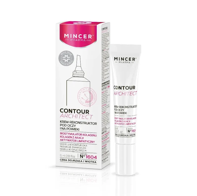 Mincer Pharma Cremă pentru reconstrucția ochilor și pleoapelor N°1604, 15ml — preț și oferte