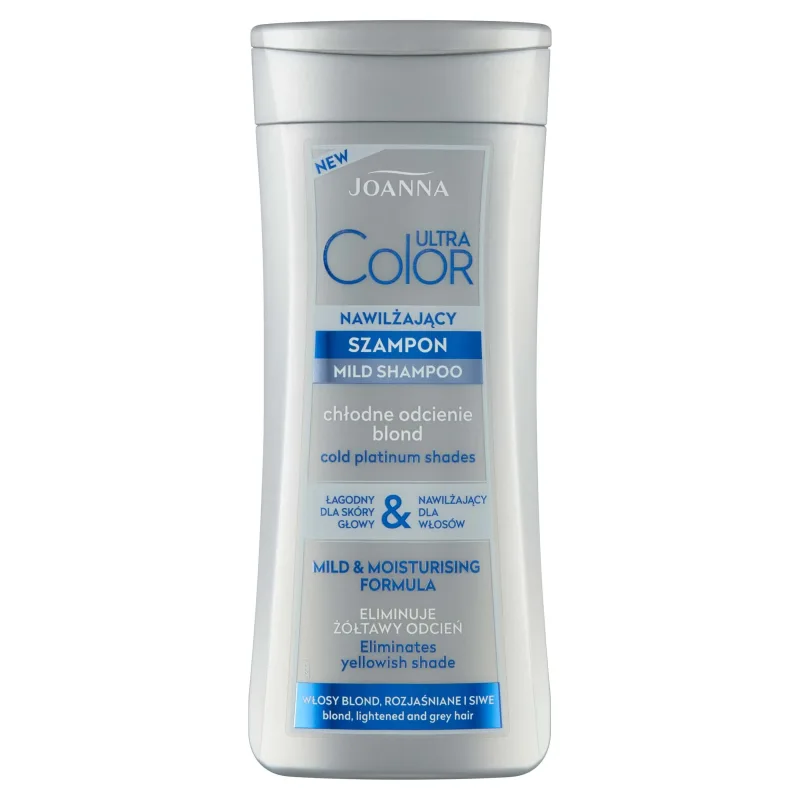 Șampon hidratant blând Joanna Ultra Color pentru păr blond, 200ml — preț și oferte