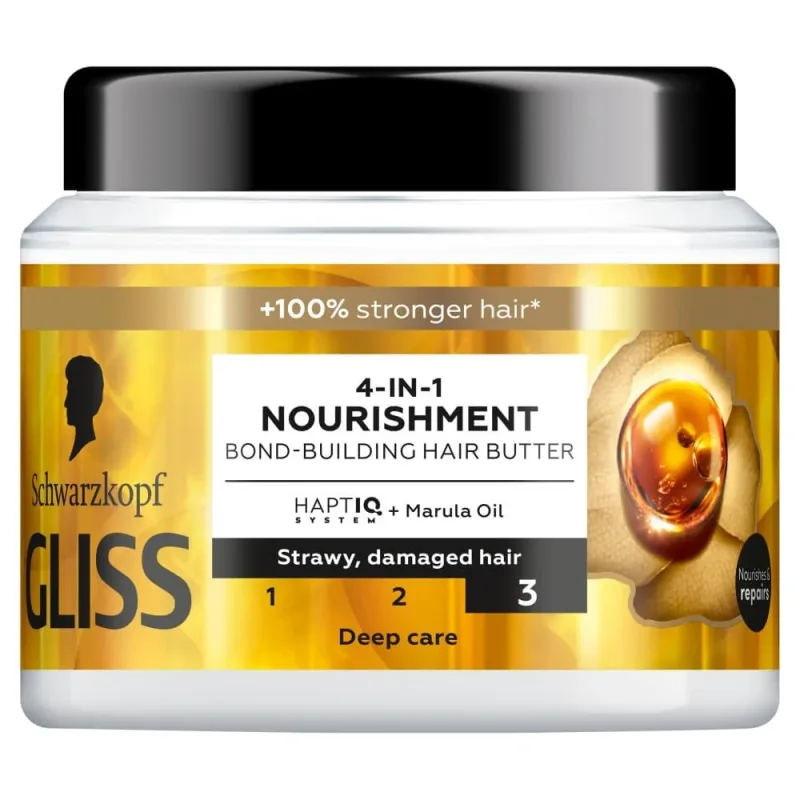 Mască revitalizantă Gliss 4 în 1, 400ml — preț și oferte