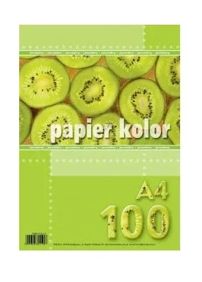 Hârtie Xerox A4, verde deschis, 100 coli