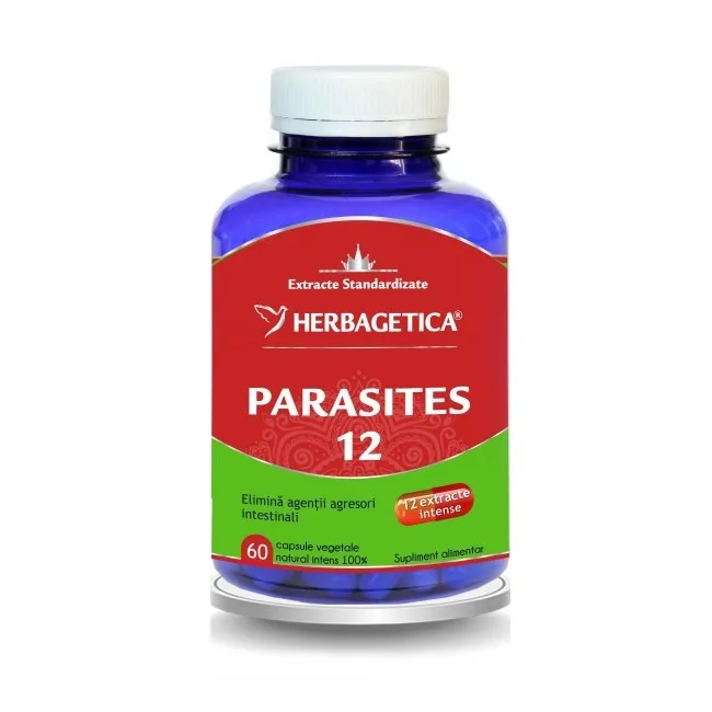 Parasites 12 Detox forte 60cps(Herbaget — preț și oferte