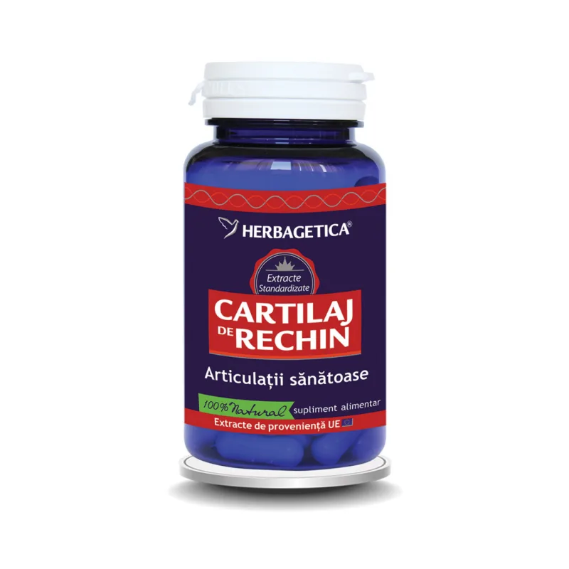 Cartilaj de rechin x 60cps (Herbagetica) — preț și oferte