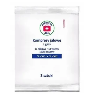 Tampoane de tifon, autoadezive cu 17 fire, 12 straturi, ABC First Aid Station, 5x5 cm 3 buc - Durată lungă de viață!