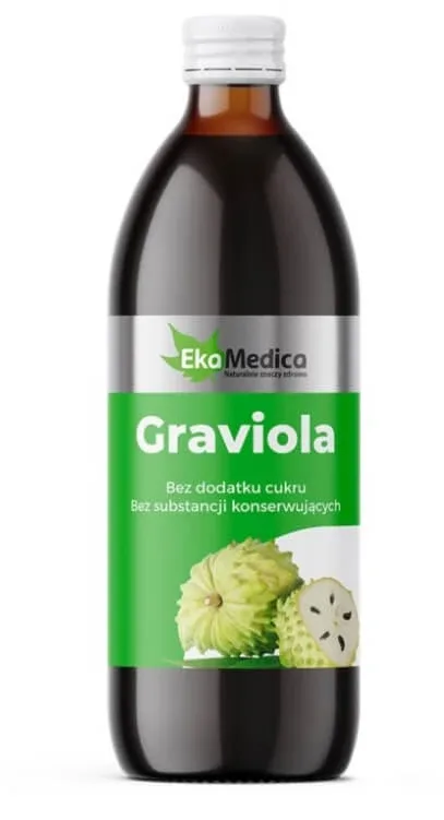 EkaMedica, Graviola, suc, 500 ml — preț și oferte