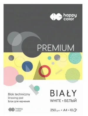 Bloc tehnic A4, alb, 10 coli