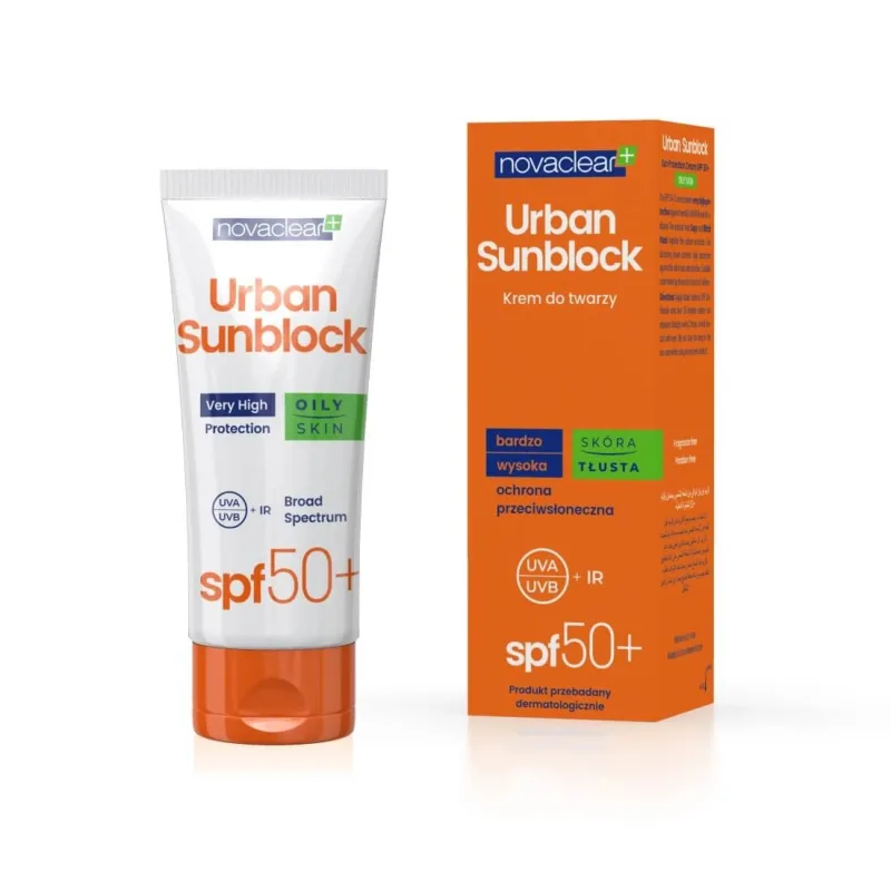Novaclear Urban Sunblock Crema de protecție a pielii SPF50 40ml — preț și oferte