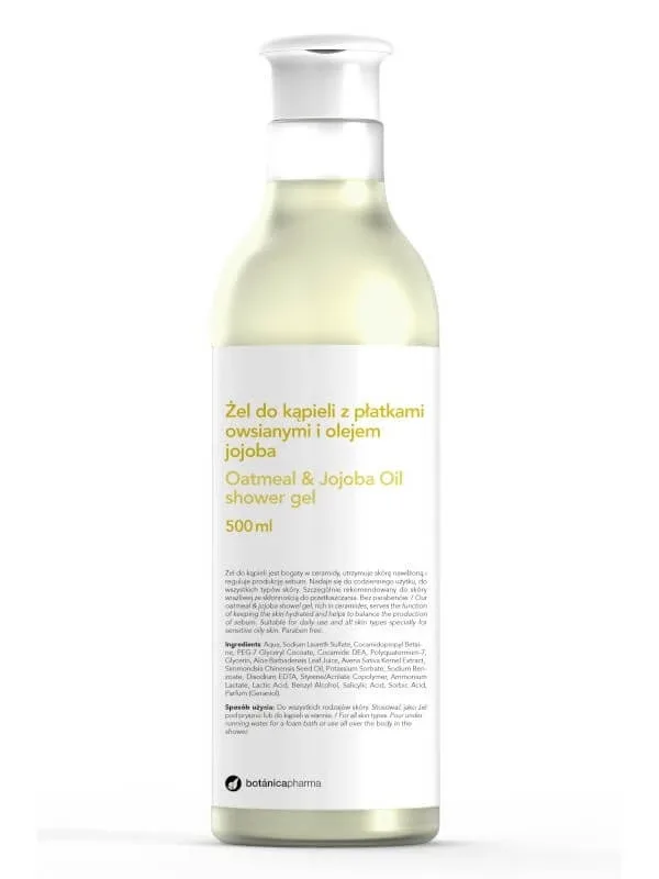 Botanicapharma el pentru baie cu patch-uri de ovăz și ulei de jojoba, 500ml — preț și oferte