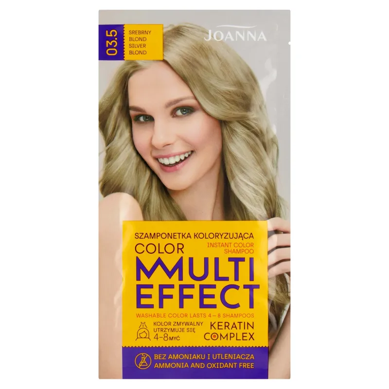 Șampon Joanna Multi Effect Color 03.5 Blond argintiu, 35g — preț și oferte