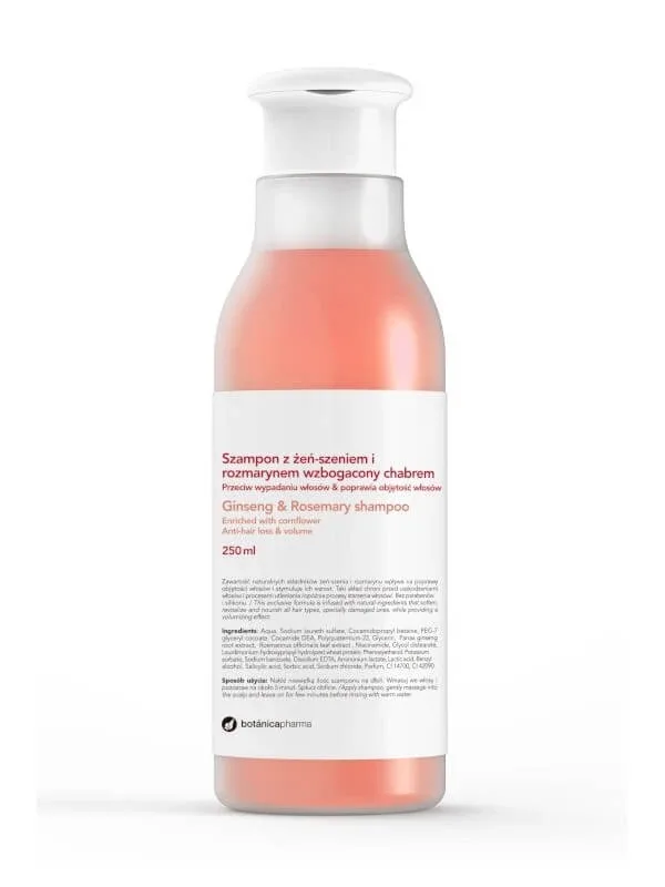 Botanicapharma Șampon cu echinacea și rozmarin îmbogățit cu albăstrele, 250ml — preț și oferte
