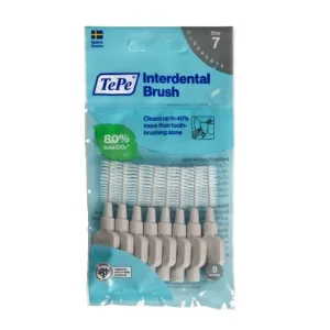 TePe Periuțe de dinți originale 1.3mm gri, 8 buc.