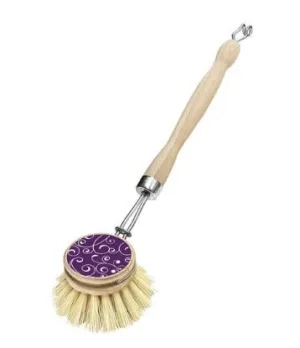 Blink, Perie de frecat din lemn, violet, 1 buc