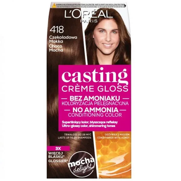 L Oreal Paris Casting Creme Gloss Colour 418 Chocolate Mocha — preț și oferte