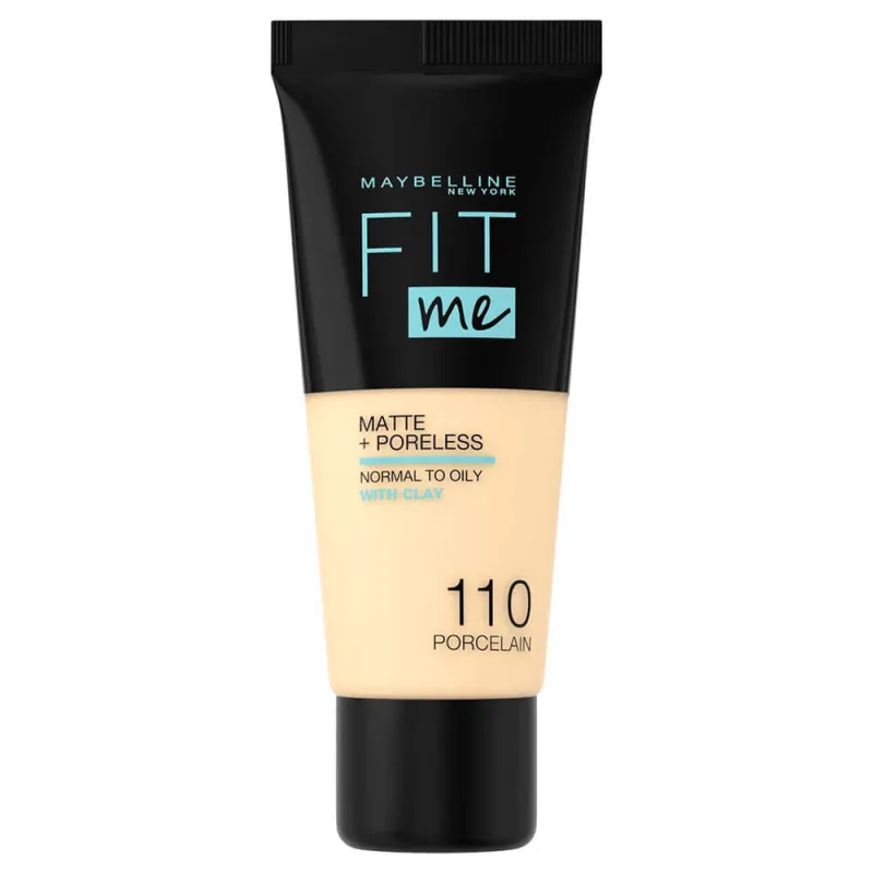 Maybelline Fit Me! Matte and Poreless, fond de ten matifiant, nr. 110, Porțelan, 30 ml Maybelline New York — preț și oferte