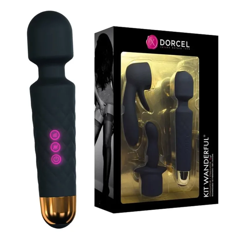 Marc Dorcel Kit Wanderful set tijă maser + două pături suprapuse — preț și oferte