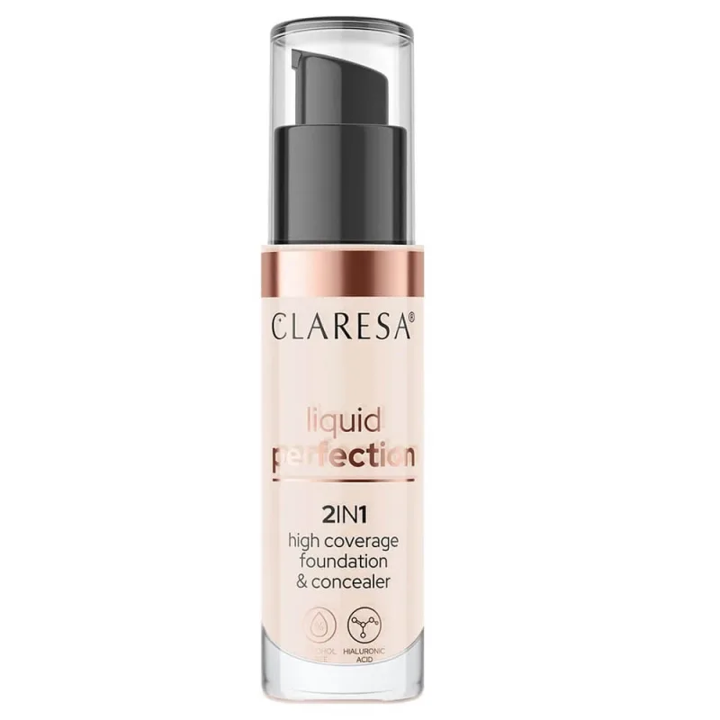 Claresa 2in1 corector și fond de ten 101 Light, 34g — preț și oferte