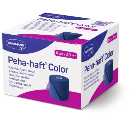 HARTMANN Peha-Haft Color Albastru 6 cm x 20 m – Fasa elastica autoadeziva — preț și oferte