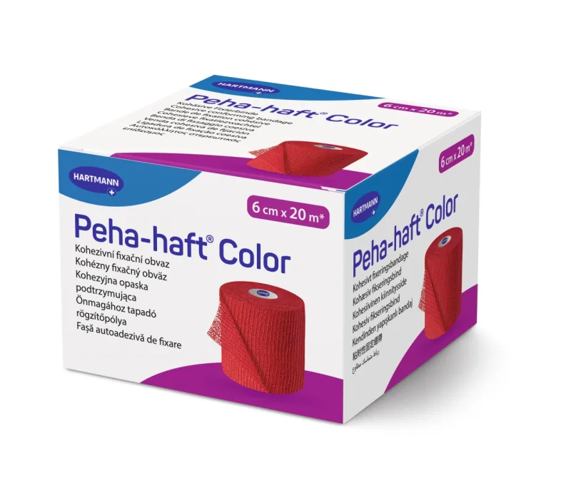 HARTMANN Peha-Haft Color Rosu 6 cm x 20 m – Fasa elastica autoadeziva — preț și oferte